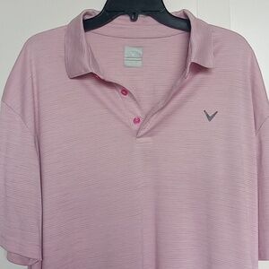 Callaway Opti Dry  Golf Polo Size XXL EUC  Pink